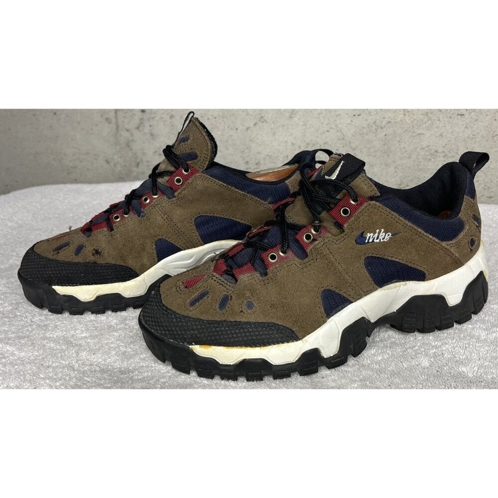 Vintage Nike Air Ndestrukt Hiking Outdoor Shoes Brown 173084 241, Size 8